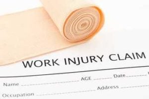 ace bandage rolling over a work injury claim